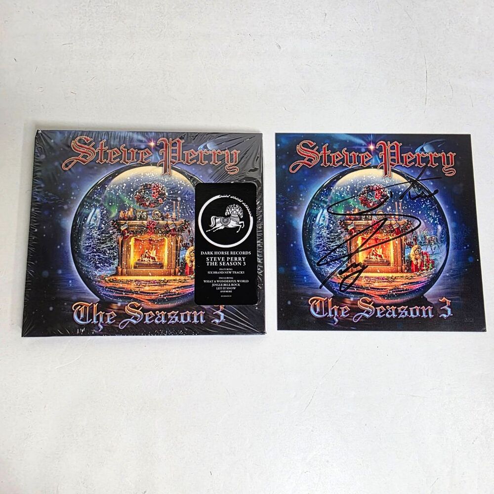 Signed Steve Perry - Season 3 Sealed CD w/ Autographed Art Card - NEW